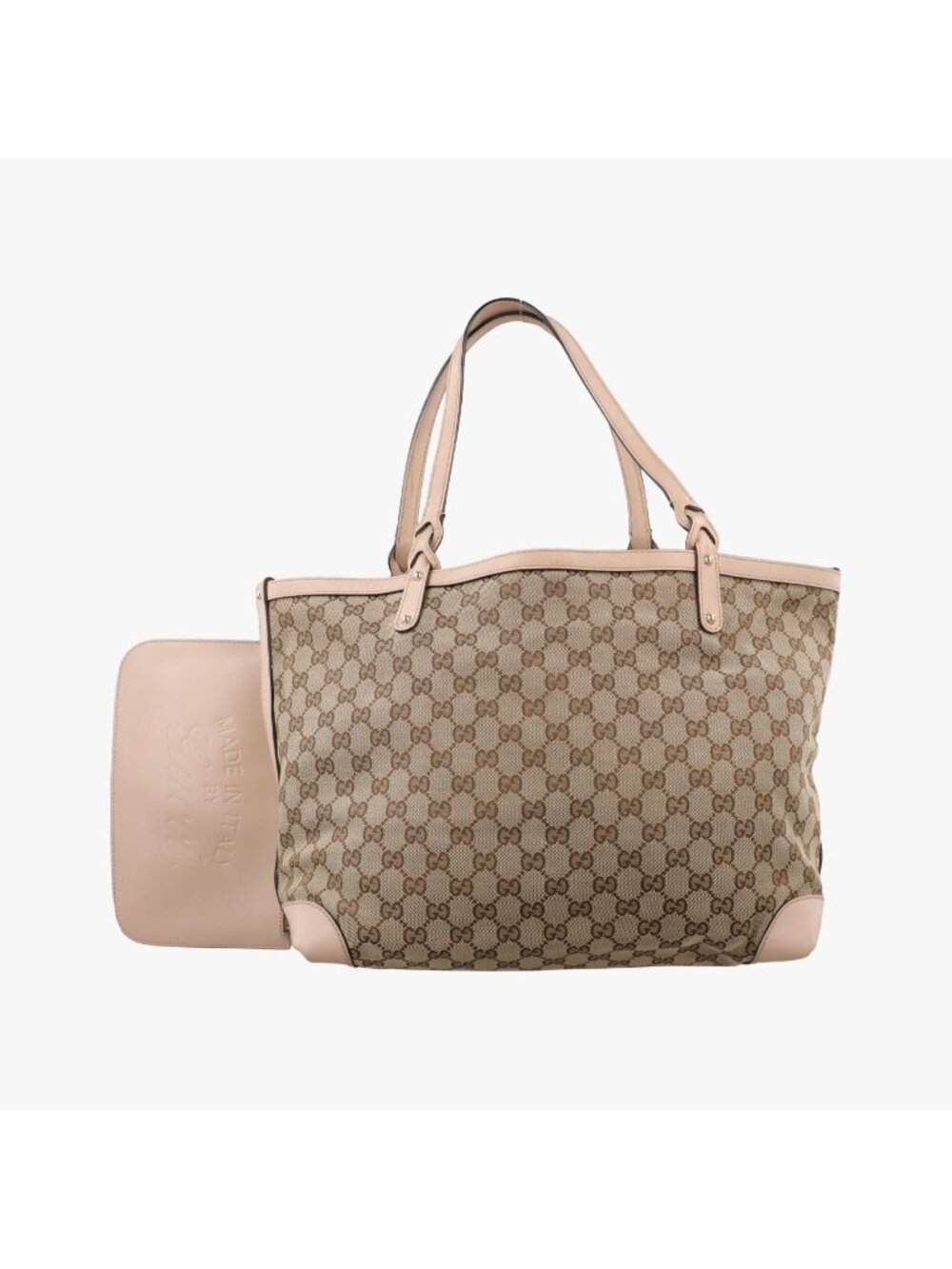 Gucci GG Craft Khaki Multicolor Canvas Leather